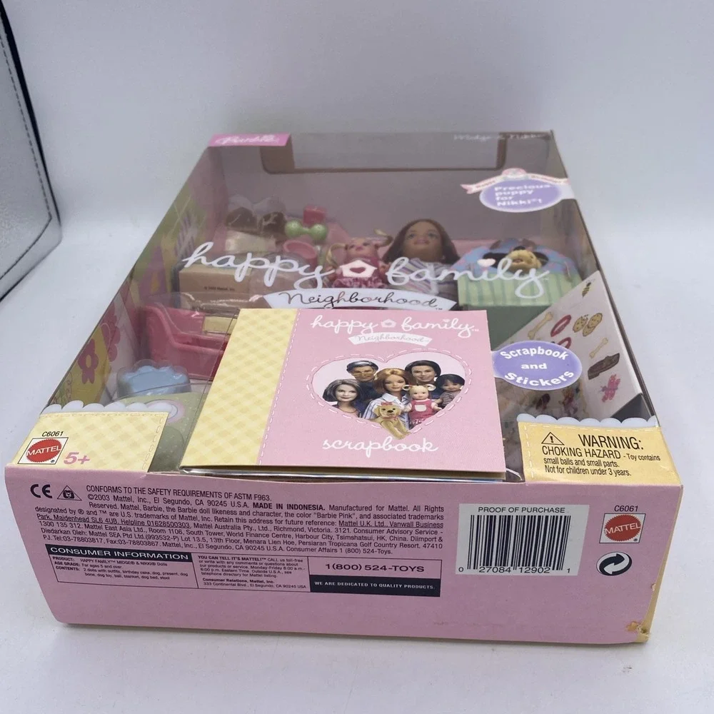2004 Barbie Happy‎ Family Neighborhood Midge Neighbor Lea & Baby C6061 NIB